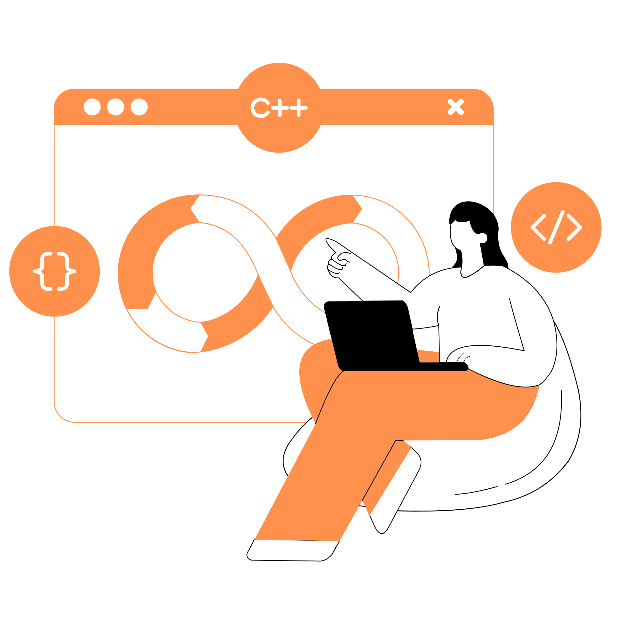Software testing illustration